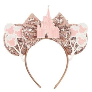 Disney Rose Gold Mickey Balloons Ears Headband Disney Parks
